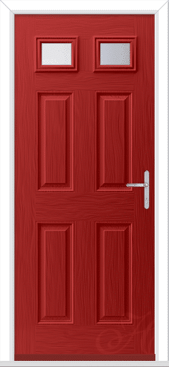 Red Carmarque 2 GRP Composite Door 1 Red Carmarque 2 GRP Composite Door