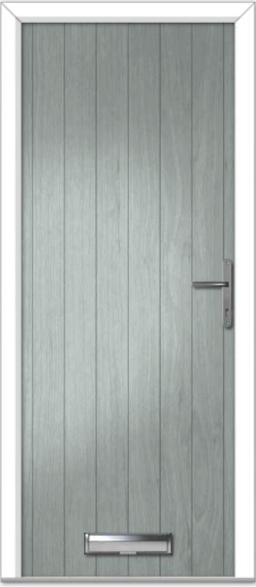 Agate Grey Cottage Solid Composite Door