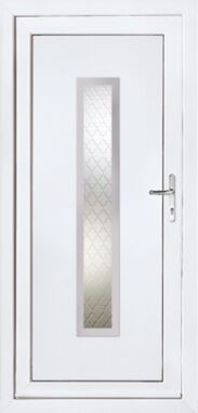 Modern Harmony Onyx Panel uPVC Door