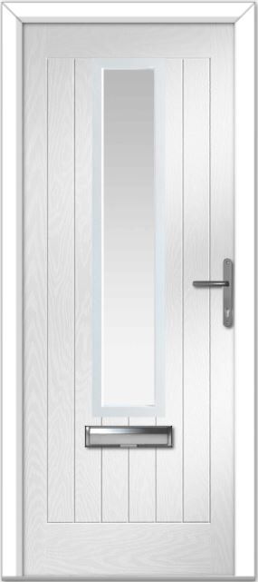 White Augusta Centre Farmhouse Composite