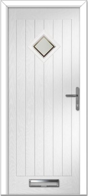White Belfry Farmhouse Composite Door