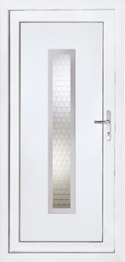 Modern Harmony Pyramid Panel uPVC Door