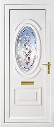 Richmond One Crystal Sirius Panel uPVC Door