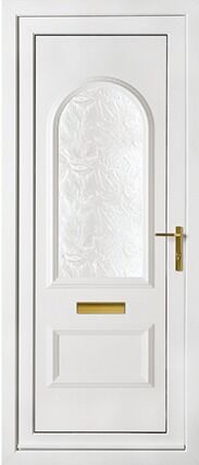 Rockingham One Patterned Panel uPVC Door