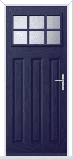 Blue Lakewood 1 Geo Bar GRP Composite Door 1 Blue Lakewood 1 Geo Bar GRP Composite Door