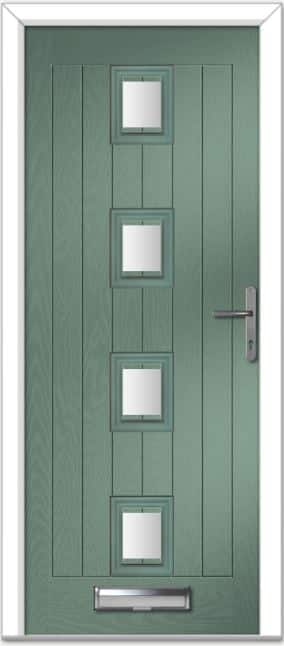Chartwell Green Seminole 4 Centre Farmhouse Composite Door