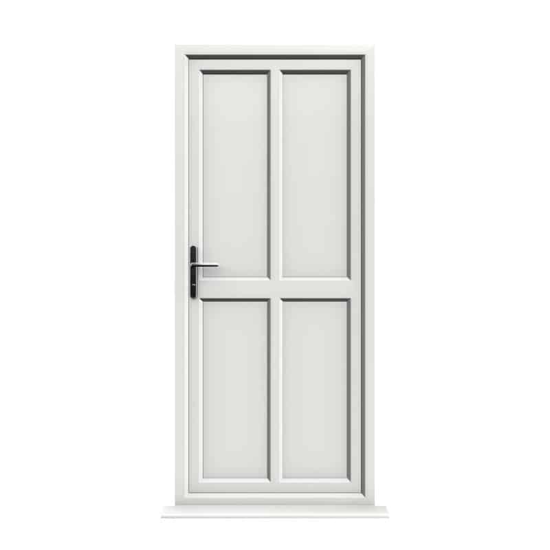 Peterborough - White Panel uPVC Door Supply Only 1 Peterborough - White Panel uPVC Door Supply Only