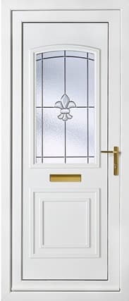 Balmoral One Classic Astral Fleur-de-Lys Panel External uPVC Door 1 Balmoral One Classic Astral Fleur-de-Lys Panel External uPVC Door