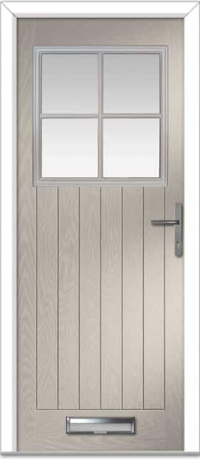 Cream Merion 4 Grid Farmhouse Composite Door 1 Cream Merion 4 Grid Farmhouse Composite Door