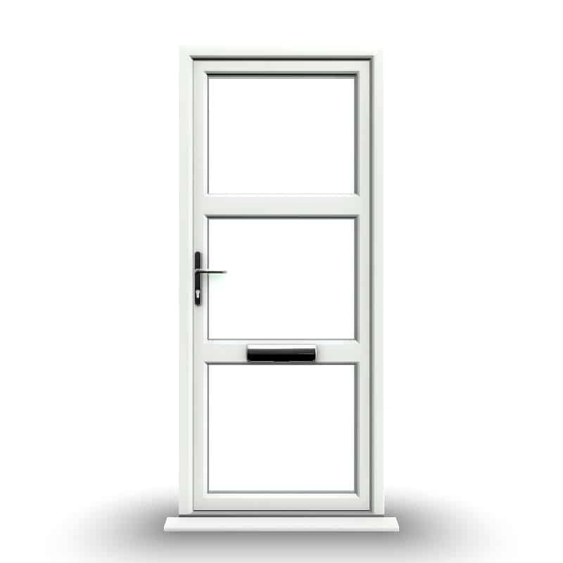 Birmingham - White Double Glazed uPVC Door Supply Only 1 Birmingham - White Double Glazed uPVC Door Supply Only