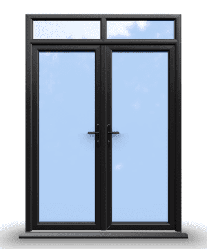 uPVC French Door Open In And uPVC Door White Open In