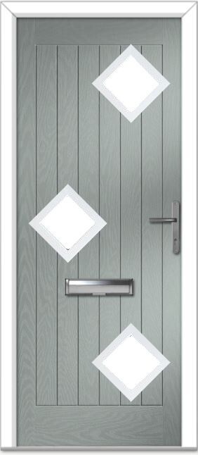 Agate Grey Belfry 3 Left Composite Door