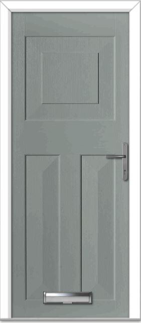 Agate Grey Eaton Solid Composite Door