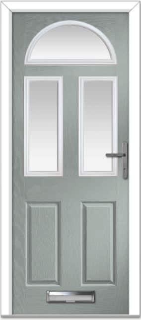 Agate Grey Riviera Sunburst Composite Door