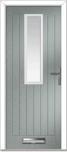 Agate Grey Saunton Farmhouse Composite Door