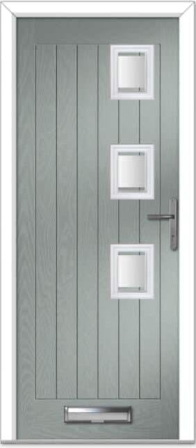Agate Grey Seminole 3 Right Farmhouse Composite Door