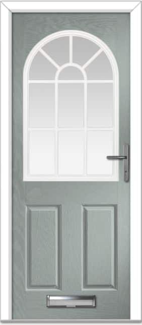 Agate Grey Turnberry Grid Composite Door