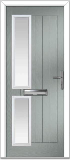 Agate Grey Valderrama Left Farmhouse Composite Door
