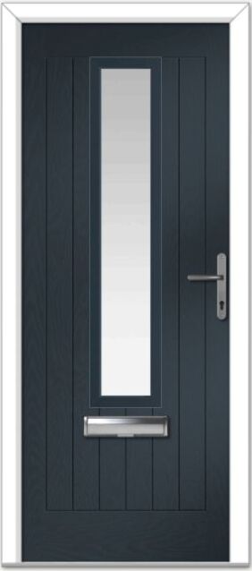 Anthracite Grey Augusta Centre Farmhouse Composite Door