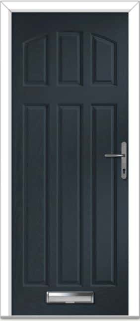 Anthracite Grey St Andrews Solid Composite Door