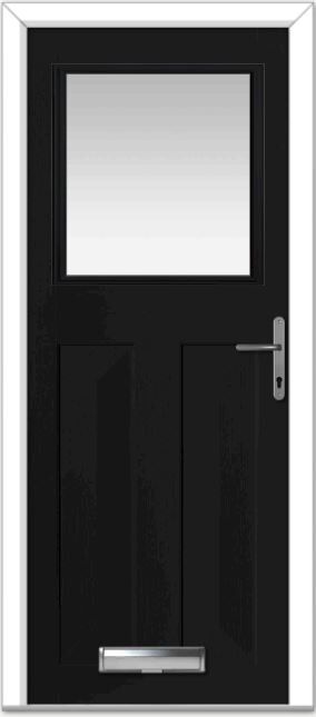 Black Eaton Composite Door