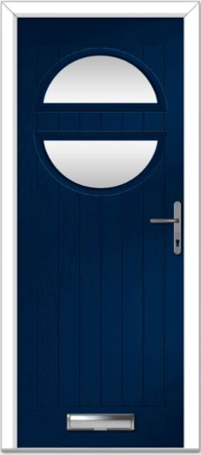 Blue Chantilly Farmhouse Composite Door