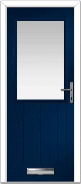 Blue Lyntham Farmhouse Composite Door