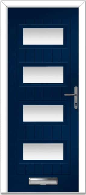 Blue Oakmont Farmhouse Composite Door