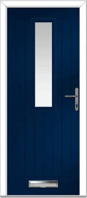 Blue Saunton Farmhouse Composite Door
