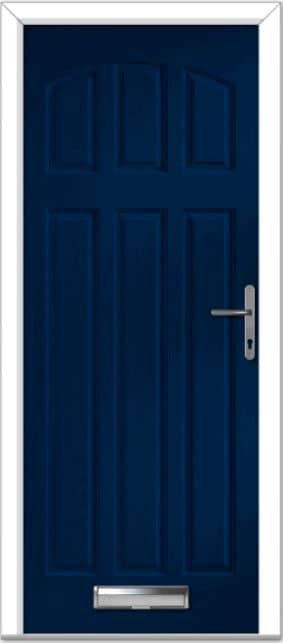 Blue St Andrews Solid Composite Door