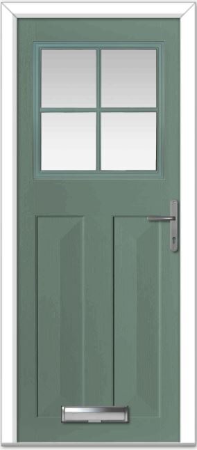 Chartwell Green Eaton Grid Composite Door