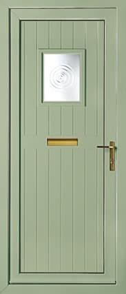 Chatsworth One Bullion Panel External uPVC Door
