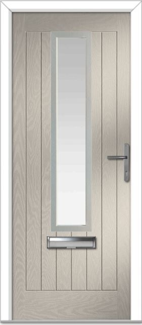 Cream Augusta Centre Farmhouse Composite Door