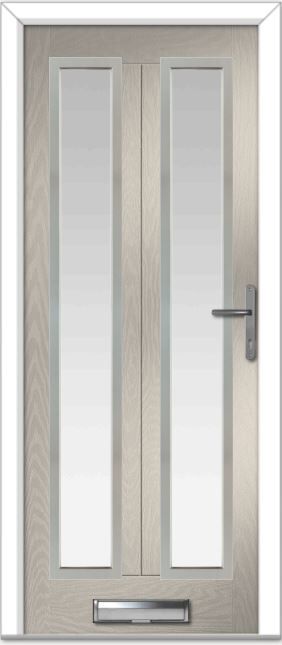 Cream Augusta Long 2 Farmhouse Composite Door