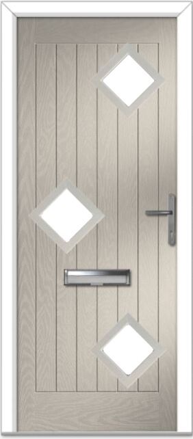 Cream Belfry 3 Left Composite Door