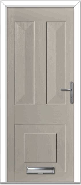 Cream Knightsbridge Solid Composite Door