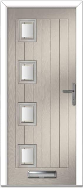 Cream Seminole 4 Left Farmhouse Composite Door