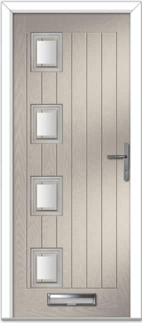 Cream Seminole 4 Left Farmhouse Composite Door