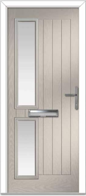 Cream Valderrama Left Farmhouse Composite Door
