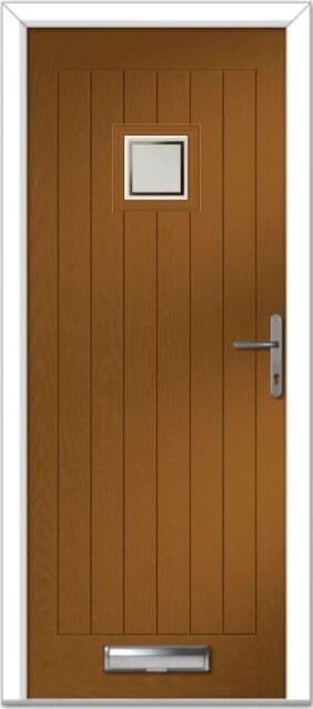 Golden Oak Pavero Square Farmhouse Composite Door