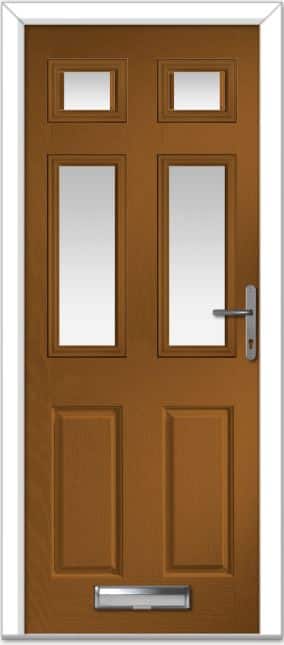 Golden Oak Troon Composite Door
