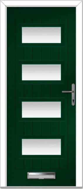 Green Oakmont Farmhouse Composite Door
