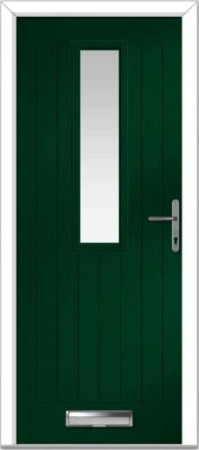 Green Saunton Farmhouse Composite Door