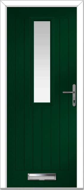 Green Saunton Farmhouse Composite Door