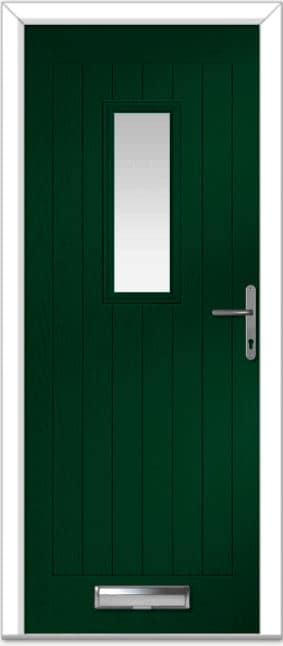 Green Sunningdale Farmhouse Composite Door