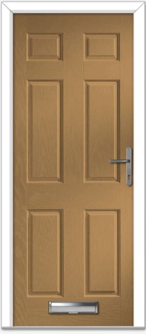 Irish Oak Muirfield Solid Composite Door