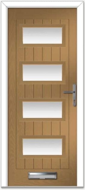 Irish Oak Oakmont Farmhouse Composite Door