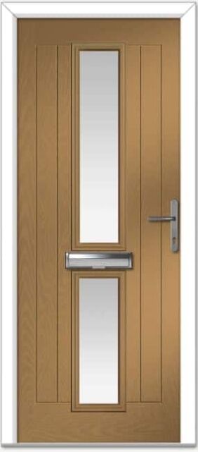 Irish Oak Valderrama Centre Farmhouse Composite Door
