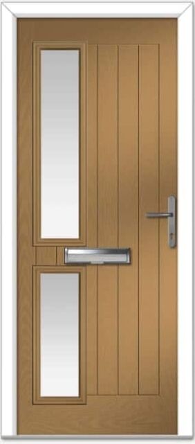 Irish Oak Valderrama Left Farmhouse Composite Door Order