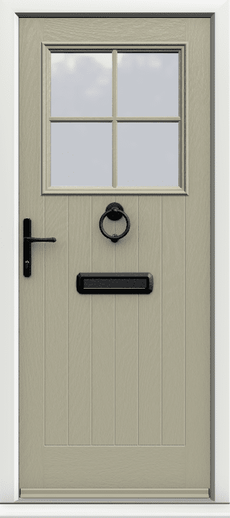 Merion 4 Grid Farmhouse Premium Clay Premium On White